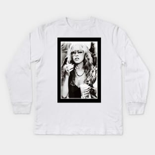 Stevie Nicks Vintage Kids Long Sleeve T-Shirt